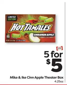 Weis Markets Mike & Ike Cinn Apple Theater Box offer