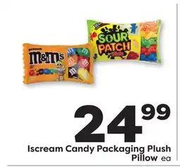 Weis Markets Iscream Candy Packaging Plush Pillow offer
