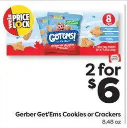 Weis Markets Gerber Get'Em Cookies or Crackers offer