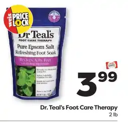 Weis Markets Dr. Teal's Foot Care Therapy offer