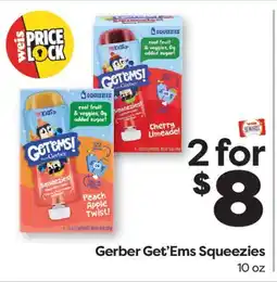 Weis Markets Gerber Get'Ems Squeezies offer