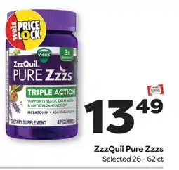 Weis Markets VICKS ZzzQuil Pure Zzzs offer