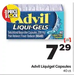 Weis Markets Advil Liquigel Capsules offer