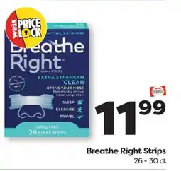 Weis Markets Breathe Right Strips offer