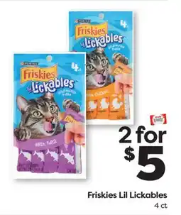 Weis Markets Friskies Lil Lickables offer