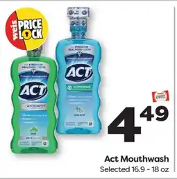 Weis Markets Act Mouthwash offer