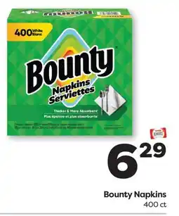Weis Markets BOUNTY NAPKINS offer