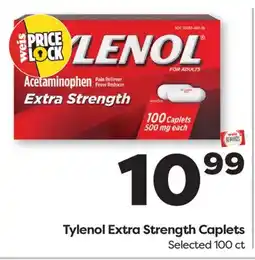 Weis Markets Tylenol Extra Strength Caplets offer