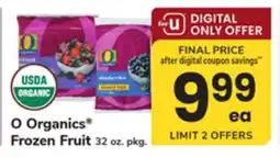 ACME O Organics Frozen Fruit offer