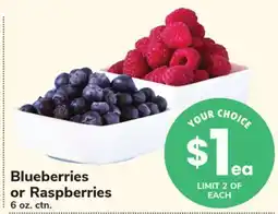 ACME Blueberries or Raspberries offer