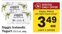 ACME Siggi's Icelandic Yogurt offer