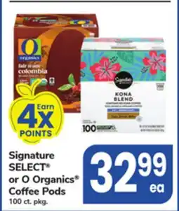 ACME Signature SELECT or O Organics Coffee Pods offer