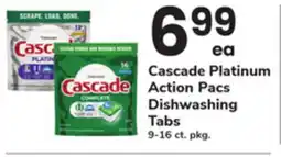 ACME Cascade Platinum Action Pacs Dishwashing Tabs offer