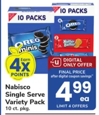 ACME Nabisco Single Serve Variety Pack offer
