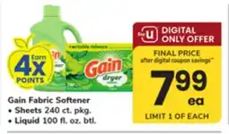 ACME Gain Fabric Softener offer