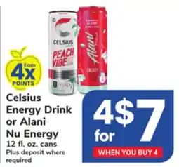 ACME Celsius Energy Drink or Alani Nu Energy offer