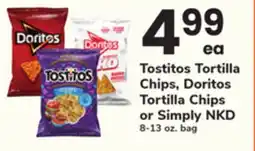 ACME Tostitos Tortilla Chips, Doritos Tortilla Chips or Simply NKD offer