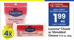 ACME Lucerne Chunk or Shredded Cheese offer