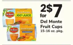 ACME Del Monte Fruit Cups offer