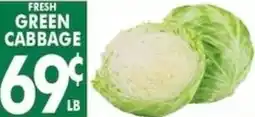 Associated Fresh green cabbage offer