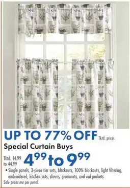 Boscov's Special Curtain Buys offer