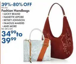 Boscov's Fashion Handbags offer