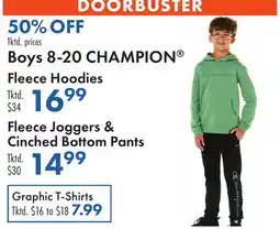 Boscov's Boys 8-20 CHAMPION Fleece Hoodies offer