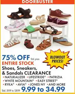 Boscov's Shoes, Sneakers, & Sandals CLEARANCE offer