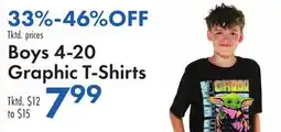Boscov's Boys 4-20 Graphic T-Shirts offer