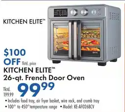 Boscov's KITCHEN ELITE 26-qt. French Door Oven offer