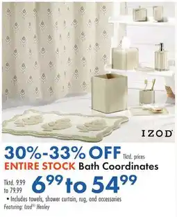 Boscov's ENTIRE STOCK Bath Coordinates offer