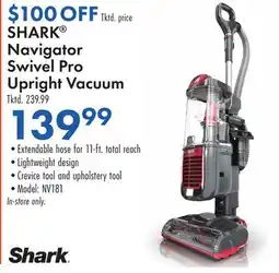 Boscov's SHARK Navigator Swivel Pro Upright Vacuum offer
