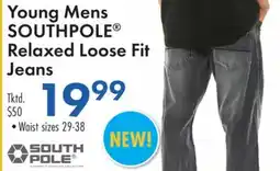 Boscov's Young Mens SOUTHPOLE Relaxed Loose Fit Jeans offer