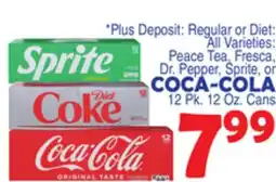 Bravo Supermarkets COCA-COLA, Sprite, Diet Coke offer