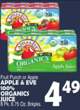 Bravo Supermarkets APPLE 100% ORGANICS JUICE offer