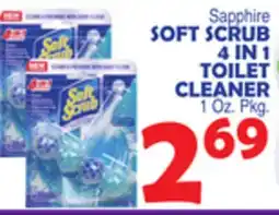 Bravo Supermarkets SOFT SCRUB 4 IN 1 TOILET CLEANER offer
