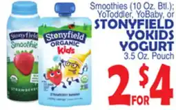 Bravo Supermarkets Stonyfield Yogurt offer