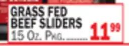 Bravo Supermarkets GRASS FED BEEF SLIDERS offer