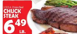 Bravo Supermarkets CHUCK STEAK offer