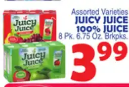 Bravo Supermarkets JUICY JUICE 100% JUICE offer
