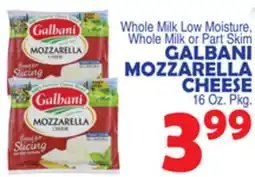 Bravo Supermarkets GALBANI MOZZARELLA CHEESE offer
