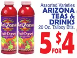 Bravo Supermarkets ARIZONA TEAS & DRINKS offer