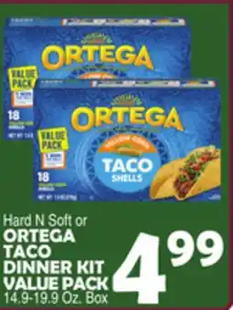 Bravo Supermarkets ORTEGA TACO DINNER KIT VALUE PACK offer