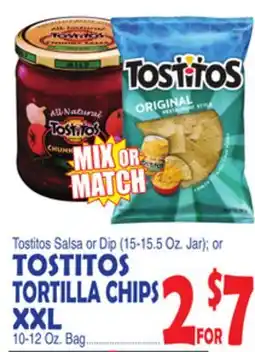 Bravo Supermarkets TOSTITOS TORTILLA CHIPS XXL offer