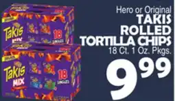 Bravo Supermarkets TAKIS ROLLED TORTILLA CHIPS offer