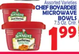 Bravo Supermarkets CHEF BOYARDEE MICROWAVE BOWLS offer