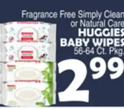 Bravo Supermarkets HUGGIES BABY WIPE offer