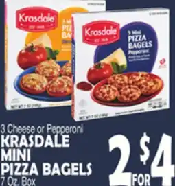 Bravo Supermarkets KRASDALE MINI PIZZA BAGELS offer