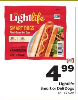 Weis Markets Lightlife Smart or Deli Dogs offer
