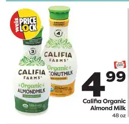 Weis Markets Califia Organic Almond Milk offer